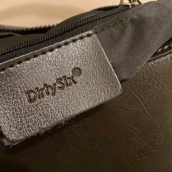 Dirty Six Brown Leather Egg bag . - Picture 8 of 9